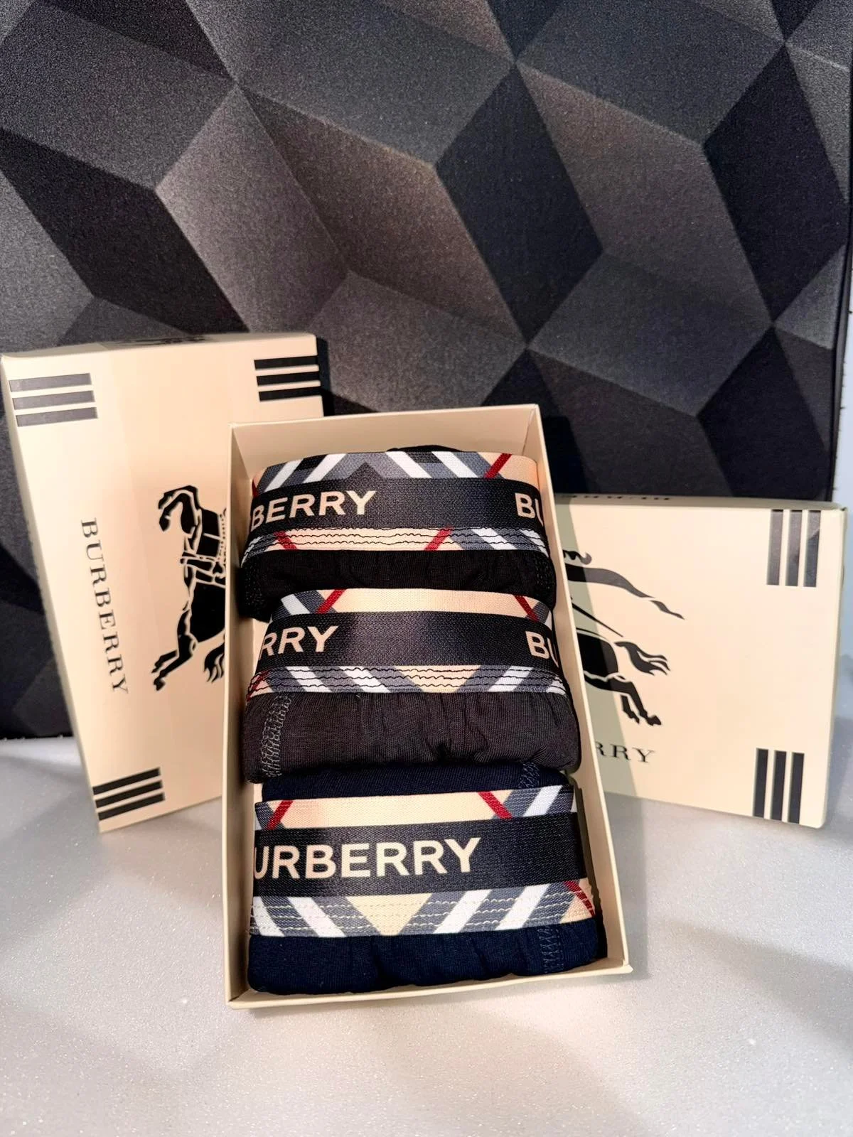 Burberry Мъжки Боксерки x3