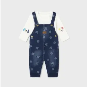2633 Компгащеризон плюш косъм Тъмносин 2-4