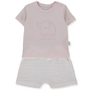 F1477 Пижама 2 ч. HAPPY ANIMAL 12-18m/86cm PINK