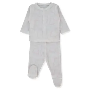 F1478 Пижама 2 ч. HAPPY ANIMAL 3-6m/68cm PINK