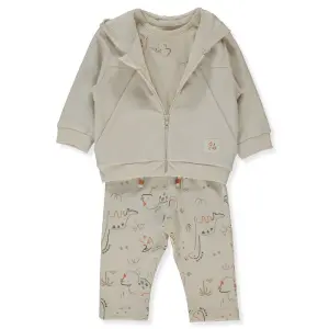 K5212 Анцуг 3ч. DINO 9-12m/80cm BEIGE