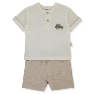 K5218 К-кт 2ч. Муселин ADVENTURE 3-6m/68cm BEIGE