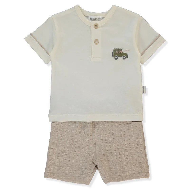 K5218 К-кт 2ч. Муселин ADVENTURE 6-9m/74cm BEIGE