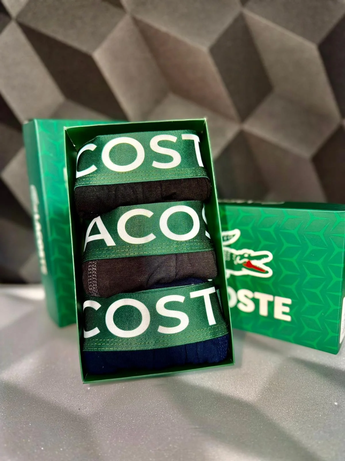 Lacoste Мъжки Боксерки x3