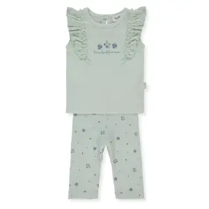 K5305 К-кт 2ч. LOVELY FLOWERS 9-12m/80cm MINT