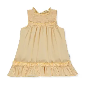 K5308 Рокля LOVELY FLOWERS 6-9m/74cm YELLOW