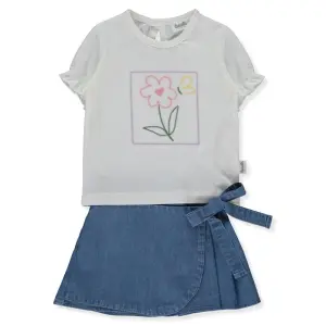 K5320 К-кт 2ч. FLOWER GIRL 12-18m/86cm BLUE