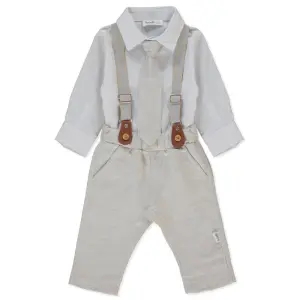 K5339 К-кт 2ч. LITTLE SIR 3-6m/68cm BEIGE