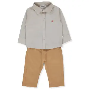 K5347 К-кт 2ч. CLASSY STYLE 24-36m/98cm BROWN