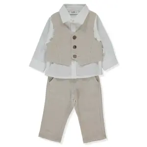 K5382 Костюм 3ч. GENTLEMAN 6-9m/74cm BEIGE