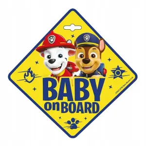 34030 Табела BABY ON BOARD Paw Patrol BOYS