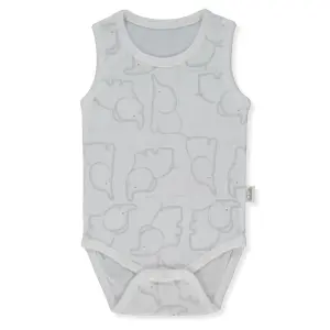 T4184 Боди потник HAPPY ANIMAL 12-18m/86cm GREY
