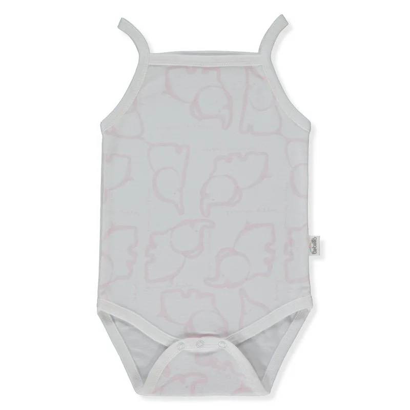 T4190 Боди потник HAPPY ANIMAL 12-18m/86cm PINK
