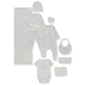 Z1104 К-кт 10ч. HAPPY ANIMAL 0-3m/62cm GREY