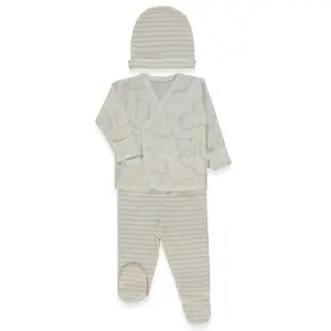 Z1133 К-кт 3ч. HAPPY ANIMAL 0-1m/56cm BEIGE