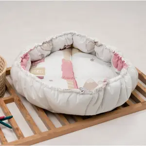U492 Кръгло гнездо PINK 80CM