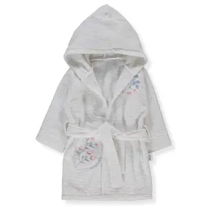 H460 Халат екрю FLORAL LETTERS 3-4Y/104CM