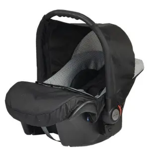 Бебешко кошче за кола Baby Merc Zipy - Черно и сиво