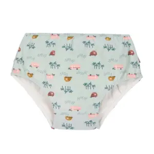 1431001557-06 Бански Swim Girls Caravan Mint 6м.